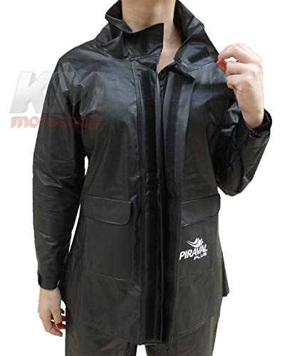 Capa de Chuva Feminina Para Motoqueiro Pvc Impermeavel Piracapas P