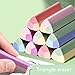 5 Pcs/Set Pencil Erasers Triangles Eraser Back to School Erasers Soft Eraser Aesthetic Erasers Reward Children