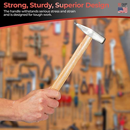 Blacksmith Tools - Blacksmith Hammer & Machinist Hammer 3 Piece Set - Blacksmithing & Forge Hammers - Cross Peen Forging Hammer - Cast Master Elite #TOP6