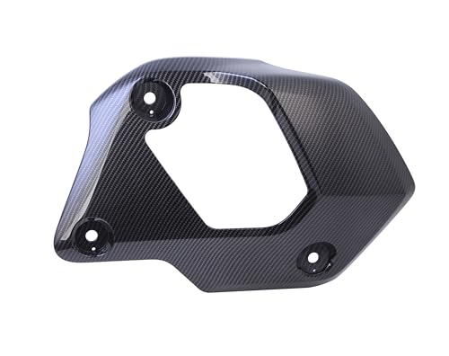 Image of Mokuo Motorcyle Fairing Parts,Front Side Cover in ABS Material Compatible with 2021-2024 Honda Grom Msx 125 SF,Carbon Fibre Color