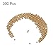 uxcell 300pcs Precision Solid Brass Bearing Balls 2mm Industrial Brass Ball Spheres for Machinery, Automotive, and DIY