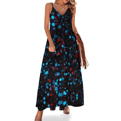 Robe maxi femme imprimé abstrait chic pour plage et destinations d'été
