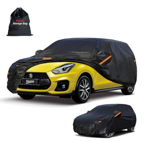 Kayme Bâche Voiture Étanche Respirante Compatible avec Suzuki Swift (2004-2025), 7 Couches Housse de Protection Voiture Extérieur, Contre Pluie Soleil...