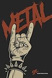  Carnet de notes METAL - Cahier 17x22 cm 96 pages - Idéal pour fans de musique Métal, Hard Rock, Punk et Grunge: Carnet de notes / Cahier de brouillon ... Metal - Rebel - Punk - Grunge - Metalcore