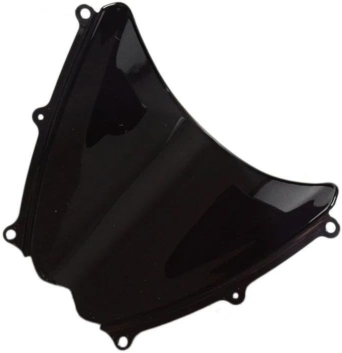 フロントガラススポイラ 黒オートバイダブルバブルフロントガラスフェアリングフロントガラススクリーン ために スズキ ために GSXR