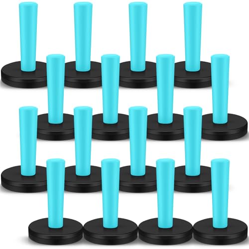 Dunkive 16 Pcs Cyan Car Vinyl Wrap Magnets Holder Tool Kits for Car Wrapping and Crafts Sign Making Window Tint Tools Magnets