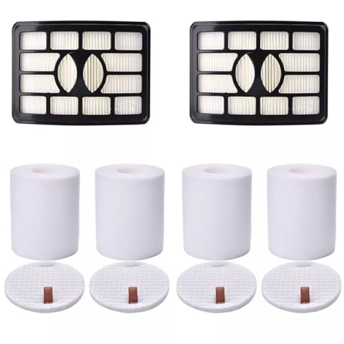 2 HEPA Filter + 4 Foam Flet Filter Replacement Filter for Shark Rotator Professional Lift-Away Vacuum NV500, NV501, NV502, NV510, NV552, UV560 Part XFF500