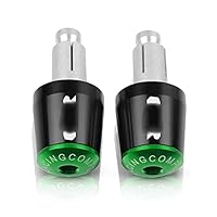 Embouts De Guidon Moto CNC En Aluminium - Compatibles Suzuki GSR750, GSR600, GSR400 - Couleurs Noir, Argent, Or, Rouge, Bleu, Orange, Vert