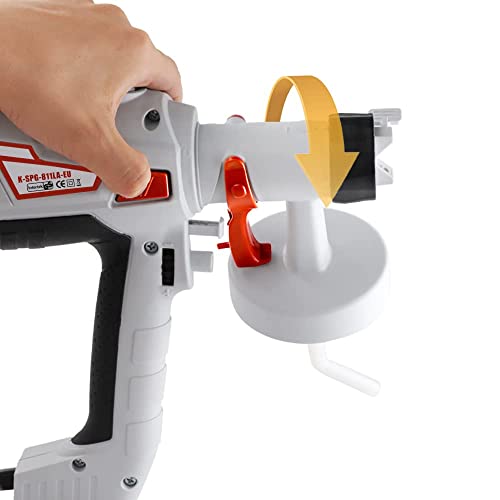 Lackierpistole KeLDE Elektro 600W HVLP für Heimwerkerprojekte