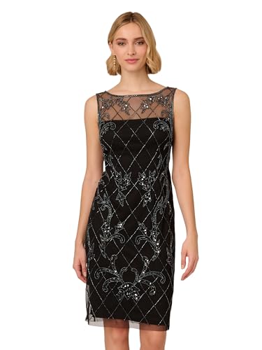Image of Adrianna Papell Women's Beaded Sheath Dress