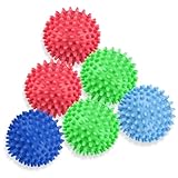 6 Pack Laundry Balls for Dryer, Dryer Balls Laundry Reusable, Dryer Ball Plastic Pellet Packs for Fabric Soften, Reduce Wrinkle and Less Static Cling-Mix