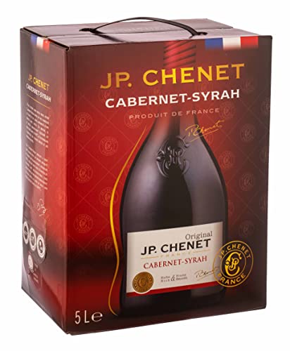 JP Chenet - Original Cabernet Syrah Rotwein aus Pays d'Oc, Frankreich - Großpackungen Wein Bag in Box 5l (1 x 5 L)