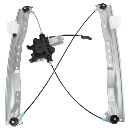 Image of TRQ Front Left Power Window Regulator & Motor Assembly Power Driver Side Compatible with 2008-2016 Chrysler Town & Country 2008-2020 Dodge Grand Caravan 2012-2015 Ram C /V CH1350148 CH1350152 CH1350161