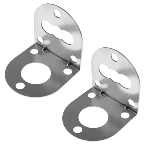 yyangz 2PCS Stainless Steel Faucet Wall Mount Bracket Water Purifier Faucet Mounting Plate Universal Fit for Tile Marble Glass and Smooth Surface Installation