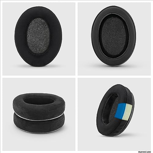 Image of Brainwavz Gaming Earpads Compatible with ATH M50X, Hyper X Cloud, Steelseries Arctis, G Pro X & Many More, with Cooling Gel & Soft Micro Suede for Extra Comfort