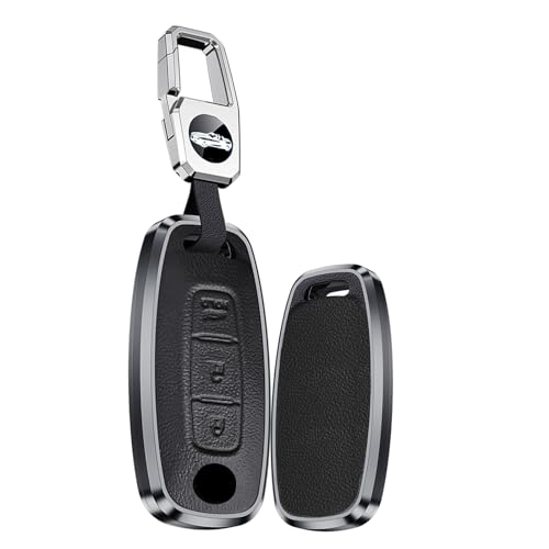 Coque de clé cuir Nissan Ariya finies les rayures boîtier alu