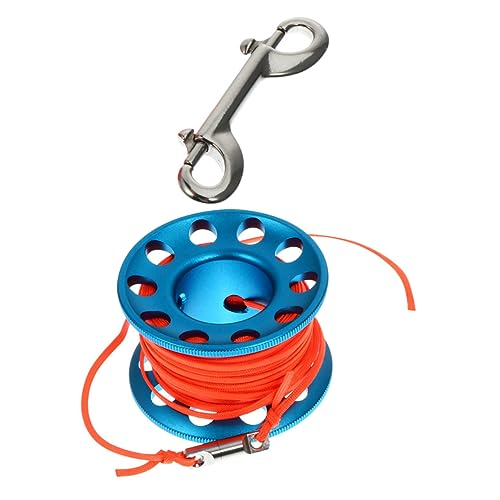 TOBBOMEY Diving Reel Spool Anti-Winder for Scuba Diving Snorkeling Dive Safety Assured