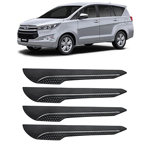 Image of AOSIS-Car Bumper Protector /Bumper Guard for Toyota Innova with Single Chrome Stripe (4-Pcs)