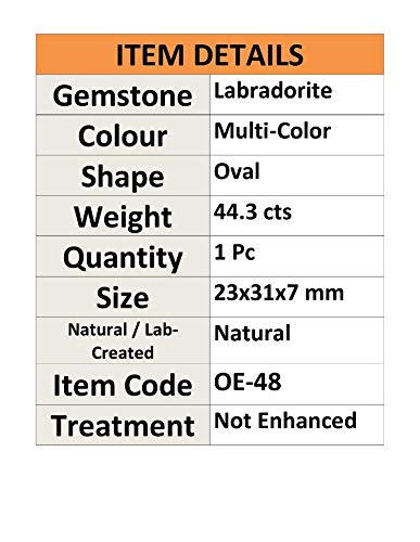 Labradorite naturelle cabochon véritable contre les imitations de gemmes - 3