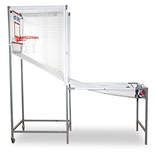 Official Pop-A-Shot Pro Single Shot - Folding Ball Return Ramp - Six Game Modes - 4 Basketballs #TOP2