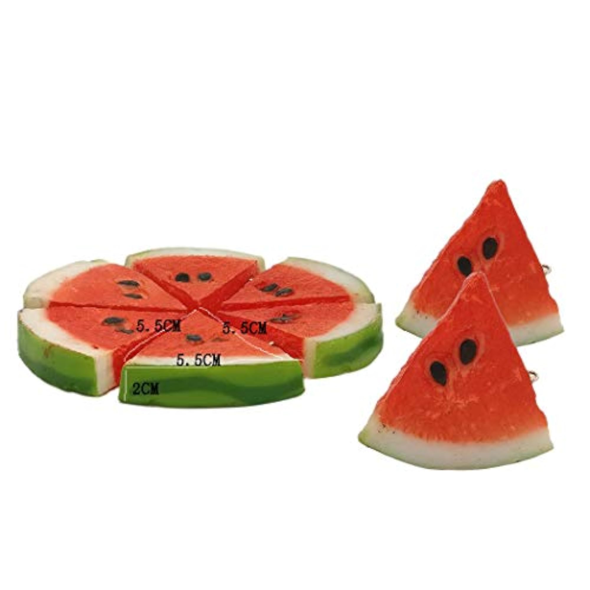 Artificial Fruits Desk Decorations Lifelike Realistic Slices