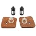 HIPA (Pack of 2) Air Filter Fuel Filter Primer Bulb for STIHL FC55 FS38 FS45 FS46 FS55 HS45 KM55 HL45 String Trimmer