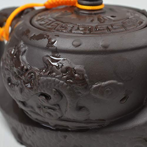 Chinese Yixing Purple Clay Teapot Dragon Tea Pot Ceramic Traditional Kung Fu Tea Set #TOP7