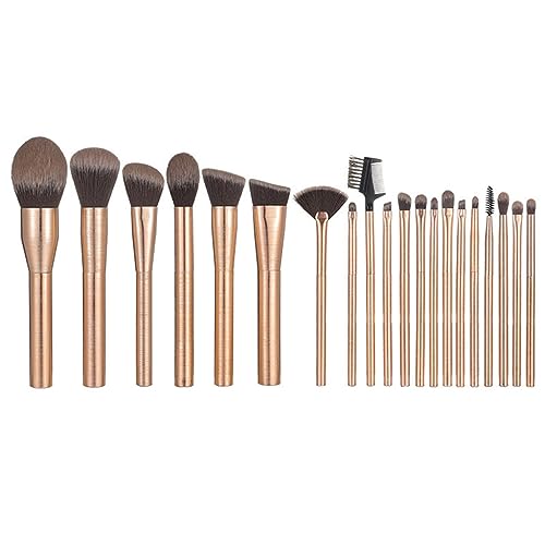 Pinceaux de maquillage or rose pour illuminer votre routine beauté du matin
