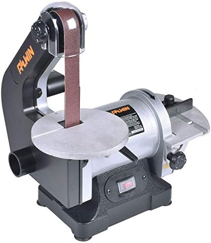 Allwin Benchtop Mini Disk/Belt Sander, 2.3 Amp, 120-Volt Corded, 1 in. x 30 in. Belt Sander with 5 in. Disc Sander, for wood, metal, plastic, and more