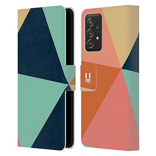Protection Écran Samsung A53 5G Antichoc avec Rangement Carte Intégré Motif Cuir Soleil