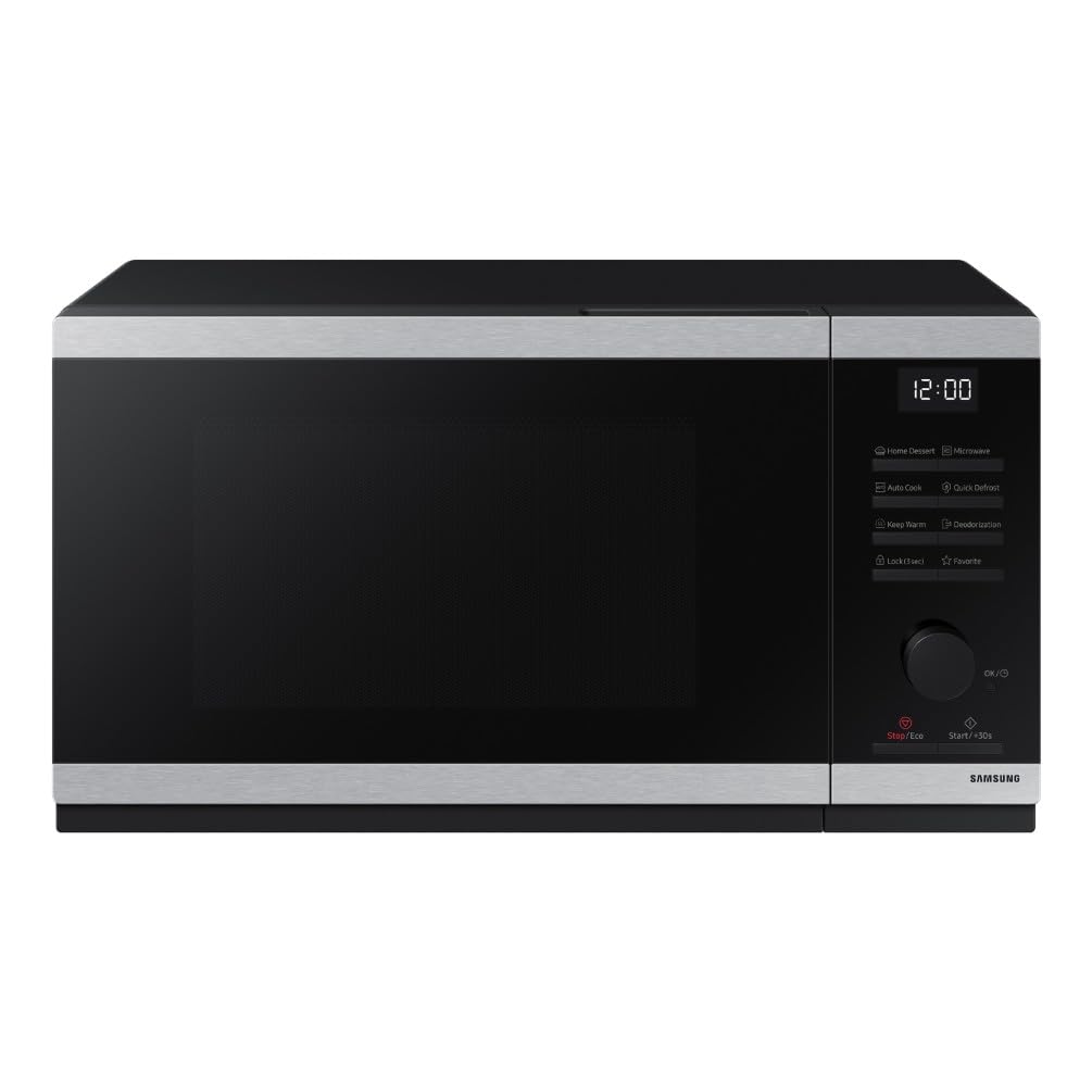 Samsung Forno a Microonde Cottura Essenziale MS23DG4504ATE, Home Dessert, Quick Defrost, Capacità: 23L, Colore: Nero, LxAxP: 48,9 x 27,5 x 37,7