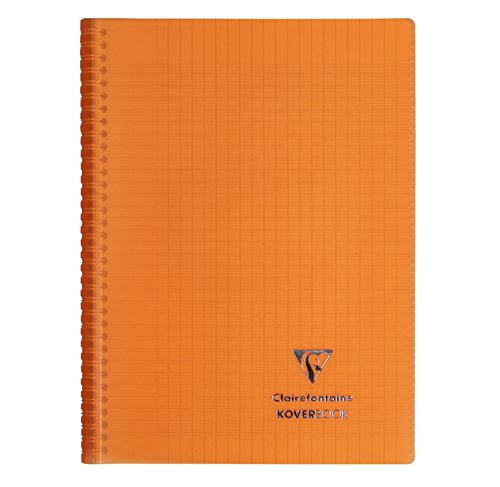 Cahiers Koverbook Clairefontaine 160p avec couverture plastique