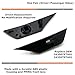 iJDMTOY JDM Black Smoked Lens Front Side Marker Lamp Housings Compatible With Honda 2016-2021 Civic Sedan Coupe Hatchback 10th Gen, OE-Spec LH RH Assembly