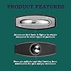 Guliffen Covered Aluminum Pad Lock, 4 Pack Outdoor Padlocks Weatherproof with Same Key, Gym Locker Lock for Shed, Gate, Mailbox, Cabinet, Storage Unit