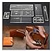 Produktbild N / A 1 Set Unisex Wallet Template Leather Clear Acrylic Pattern Set Model for Making Short Wallet Zipper Purse Leathercraft Tools
