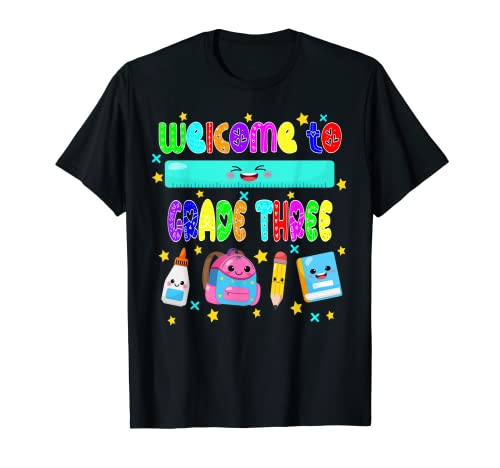 Welcome To 3rd Grade First Day School Teacher Tee Neujahr T-Shirt