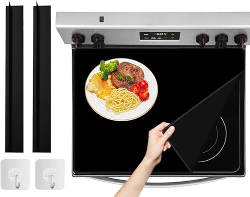 Silikon-Herdabdeckplatte Für Elektroherd – 71x51 Cm, Hitzebeständig Bis 230°C, Grau & Leicht Zu Reinigen