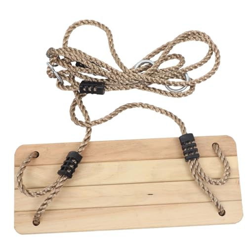 ibasenice Columpio Infantil De Pino Afuera Columpio De Patio Juguete Carpa Colgante Carretilla Círculo Patio De Juegos Columpios De Árboles Jugar Hamaca Silla Columpio Asiento De Madera