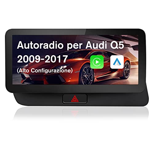 【Autoradio con schermo IPS da 10,25】 L'IPS schermo da 10,25 pollici ad alta risoluzione ti regala un'esperienza visiva straordinaria. Grazie alla tecnologia IPS, potrai goderti colori vividi, angoli di visione ampi e dettagli nitidi, indipendentemente dalla tua posizione all'interno dell'auto. Che tu stia guardando film, navigando sul web o utilizzando le app integrate, il display di alta qualità ti farà vivere un'esperienza immersiva.