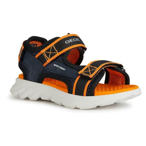 Geox Jóvenes J Airadyum BO Sandal, Azul marino., 32 EU