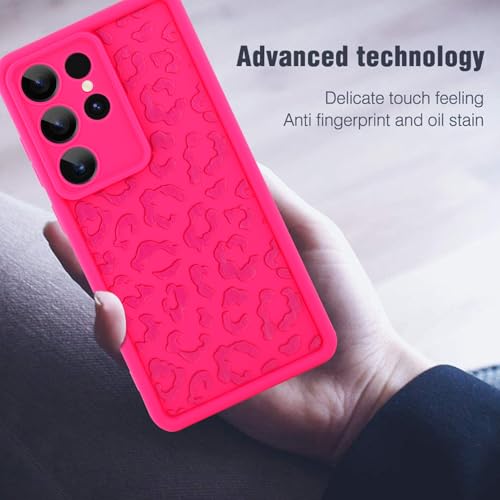 Image of Compatible with Samsung Galaxy S25 Ultra Case, Hot Pink
