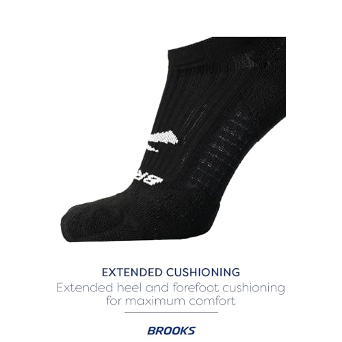 Brooks Ghost Quarter Socks I Performance Running Cushioned Socks with Arch Support for Men & Women4