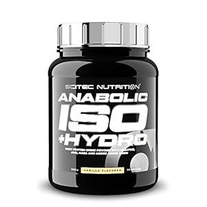 Scitec Nutrition Anabolic Iso + Hydro, Wei-eiwit drinkpoeder met creatine, hmb, maca en toegevoegde aminozuren, 920 g, Vanille