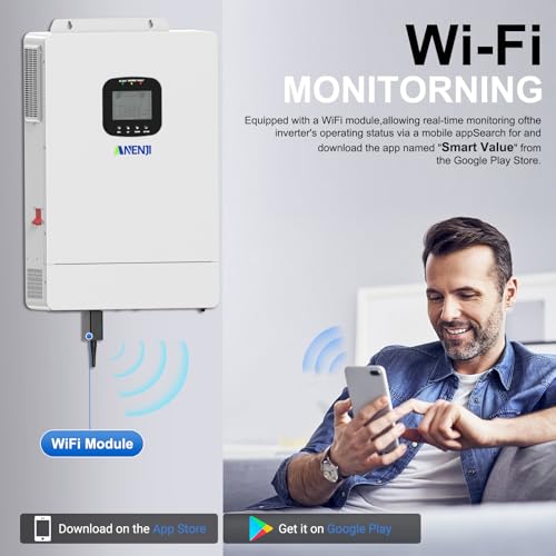 6500W 48V Hybrid Pure Sine Inverter