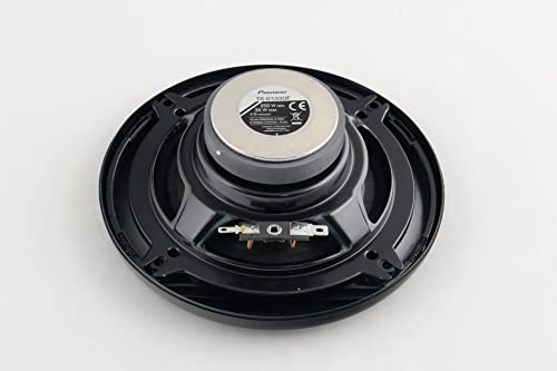 PIONEER TS-G1330F 13 cm 3-Weg-Koaxiallautsprecher Set mit 2 Lautsprechern (je 250 W max., 35 W Sinus), kraftvoller Klang, hoher Wirkungsgrad, 44 mm Einbautiefe, 121 mm Einbauausschnitt, mit Gitter