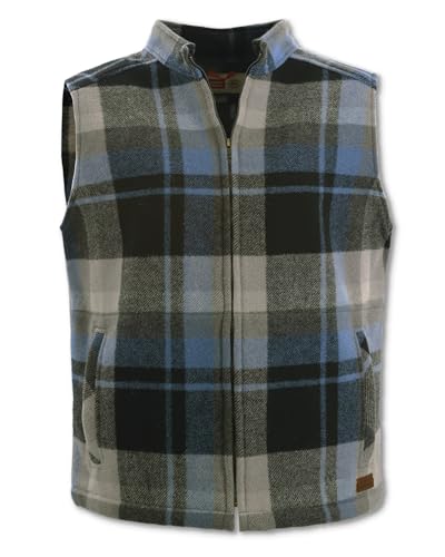 Image of Stormy Kromer The Ironwood Vest | Wool /Nylon Blend, Antique Brass Zipper, Unlined, Modern Cut, Slim Sleek Fit, Cut & Sewn in the USA
