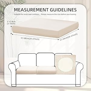 8Pcs Stretch Patio Cushion Covers Outdoor Cushion Covers,for Outdoor Couch Cushion Covers Replacement,Outdoor Sofa Covers Patio Slipcovers Couch Cover,Washable Furniture Cover (Beige, Cover Only) 8Pcs Stretch Patio Cushion Covers Outdoor Cushion Coversfor Outdoor Couch Cushion Covers ReplacementOutdoor Sofa Covers Patio Slipcovers Couch CoverWashable Furniture Cover Beige Cover Only