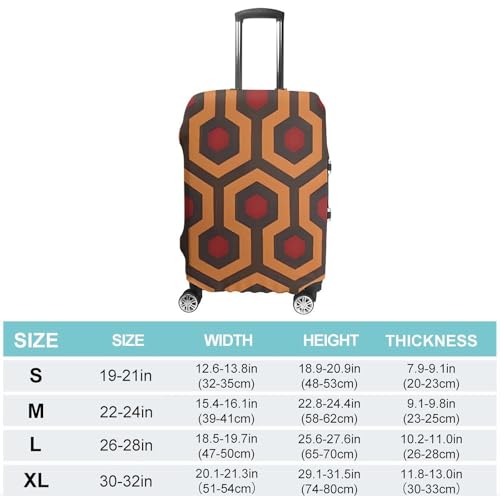 Shining Overlook Printed Luggage Cover Protector, Fits 18-32 Inch Luggage2