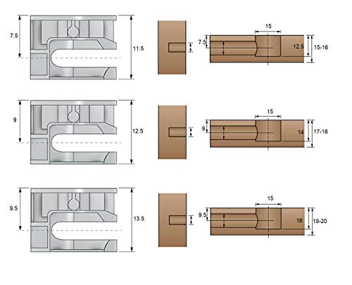 20 x Giunto Eccentrico Vite Scatola Eccentrica
