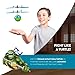 World Tech Toys Ninja Turtles Leonardo Flying Toy – Motion Sensing Flying Ball with USB Charging - TMNT Licensed - Indoor/Outdoor Drone for Kids Ages 6+